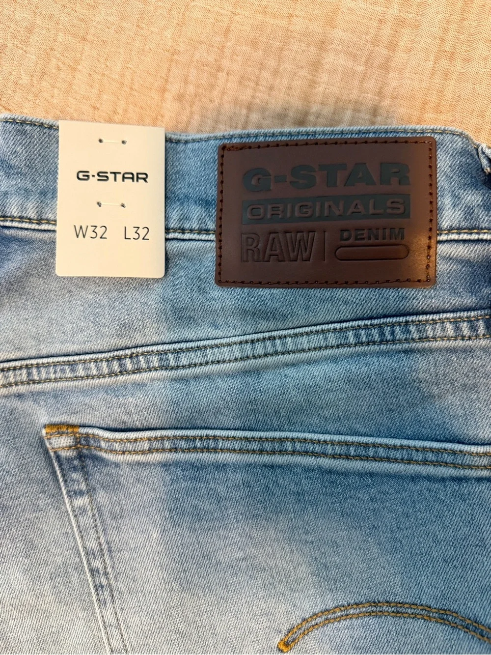G-Star Elto Pure Stretch Regular Light Men’s Jeans, 32x32, NWT